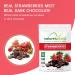 Natures Intent Dark Chocolate Covered Strawberry Dried Fruit 500g Bag - Kosher, Gluten Free, Non-GMO | Whole Food Snacks 17.6oz - Buy Online on GoSupps.com
