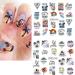 12PCS Summer Coconut Palm Tree Nail Art Stickers - Water Transfer Decals for Beach Designs - DIY Manicure Tips - Buy Online on GoSupps.com