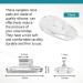 Eyeglass Nose Pads Push Fit Silicone Teardrop - 10 Pairs (13mm) | Sports World Vision - Buy Online on GoSupps.com