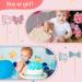 Pack of 24 Cake Decorations Baby Shower Boy or Girl Gender Reveal Party Decoration Glitter Blue and Pink Gender Reveal Cupcake Topper Muffin Decoration Cupcake Decoration for Boys Girls Baby - Buy Online on GoSupps.com