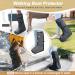 Neppt Tall Walking Boot Cover for Women Men - Orthopedic Foot Cast Protector for Outdoor Activities - Black - Buy Online on GoSupps.com