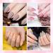 Bright Almond Tip Fake Nails Set - 672 Pcs Solid Colors Stick On Nails for Women & Girls - Buy Online on GoSupps.com