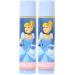 Lip Smacker Disney Princess Collection Baume L vres Cinderella pour Enfants Sans Danger et Sans Couleur pour une Finition Naturelle saveur Vanilla Sparkle (Lot de 2)