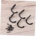 Alipis 15 Pcs Towel Hooks Wall Hanging Hooks Wall Hook Wall-Mounted Hanging Hook Porch Clothes Hook 4.5X4cmx3pcs Blackx3pcs - Buy Online on GoSupps.com
