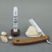 JAG 5-Part Sustainable Shaving Razor Set | Wooden Brush Leather String Grinding Paste & Alum Wand | Eco-Friendly Shaving Experience - Buy Online on GoSupps.com
