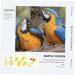 Buy PopetPop Parrot Flight Suit - Adjustable Cotton Diaper Clothing for Birds | Yellow 2-Pack - Buy Online on GoSupps.com