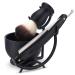 Grooming Shaving Kit for Men, Strong Brush Stand and Straight Razor,Shaving Brush,Stainless Steel Shaving Soap Bowl,For Guaranteed Best Shave of Your Life, Nice Gift for Dad, boyfriend, Husband Black Shaving Kit