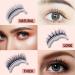 Kaylash Reusable Self Adhesive Eyelashes - 3 Pairs 3D Thick Natural Lashes | Waterproof & Stable - Buy Online on GoSupps.com