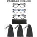 CRGATV Blue Light Blocking Cat Eye Reading Glasses 3 Pack for Women - Anti Eyestrain & Glare - +1.25 Strength - Buy Online on GoSupps.com