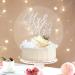 Sotpot 1 Pack Mr Mrs Cake Topper Silver Glitter Love Mr Mrs Cake Pick Wedding Party Decorations Bridal Shower Wedding Cupcake Decoration Party Supplies Silver - Wedding Cake Topper - Buy Online on GoSupps.com