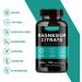 Magnesium Citrate 400mg Capsules - 180 Count | Non-GMO Natural Sleep & Relax Supplement | Made in USA - Buy Online on GoSupps.com