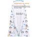 Chilsuessy 2.5 Tog Baby Sleeping Bag | Penguin Family Design | 100% Cotton Nursery Bedding | 130cm/4-6 Years | All Year Round Wearable Blanket - Buy Online on GoSupps.com