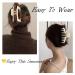 Large Hair Claw Clips 8 Pack - Strong Hold Claw Clips for Thick Hair - 2 Styles - Hair Clamps & Jaw Clips - Neutral Colors - Buy Online on GoSupps.com