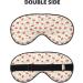 Cartoon Flat Mushrooms Print Sleep Mask | Comfortable & Soft Eye Mask with Adjustable Strap - Perfect for Home & Travel - Buy Online on GoSupps.com