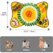 Avont Snuffle Mat for Dogs - Interactive Feeding Puzzle for Pets - Stress Relief & Brain Stimulation - Enrichment Mat for Dogs, Cats, Rabbits - Floral Design - Buy Online on GoSupps.com