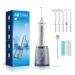 Mouth shower wirelessly electrical tooth cleaner tooth shower Water Flosser 5 modes & 6 nozzles USB-C Rechargeable water Flosser IPX7 waterproof 350ml water tank mouth cleaner