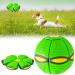 UFO magical flying saucer ball ball frisbee frisbee ball dog toys flying saucer ball dog frisbee ball dog toys for dog training throwing catching playing green greenen