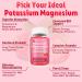 2 Pack Potassium Magnesium Gummies for Men & Women, Potassium Magnesium Supplement for Leg Cramps, Muscle Health, & Electrolyte Balance, Strawberry Flavor, 120 Gummies 60 Count (Pack of 2) - Buy Online on GoSupps.com