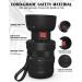 Lesotc 2022 Upgraded Pet Water Bottle - Leak Proof Dog Travel Dispenser | Lightweight & Convenient for Outdoor Walking | BPA Free | 21oz Black - Buy Online on GoSupps.com
