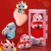 Fukamou Makeup Puff | Dragon Pattern Cosmetic Foundation Blender Sponge Pressed Powder Applicator Pad with Storage Box Beauty Makeup Tools for Loose & Cosmetic Foundation - Buy Online on GoSupps.com