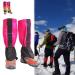 Bavooty outdoor gaiters waterproof waterproof dustproof adjustable breathable leg protection gaite waterproof gaiters gaiters hiking fabric boat gaiters for hiking rose red