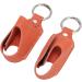 Asthma Inhaler Holder 2pcs Inhaler Case Inhaler Carrying Holder Clasp Closure Safety Carabiner Clip Portable PU Leather Inhaler Protective Holder (Orange) - Buy Online on GoSupps.com