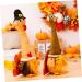 Alipis Dwarf Turkey Decor Ornament Thanksgiving Turkey Gnome Thanksgiving Stuffed Gnome Autumn Fireplace As Shown 1 35X6X5CM - Buy Online on GoSupps.com