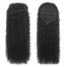 8A Brazilian Kinky Curly Human Hair Drawstring Ponytail Extension for Black Women - 12 Inch - Buy Online on GoSupps.com