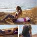 Nealpar Acupressure Mat & Pillow Set Ultra-Comfort for Back Neck & Foot Pain Relief | Travel Bag Included | Purple Lotus Thorn Design - Buy Online on GoSupps.com