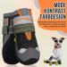 Shop Eyin Dog Shoes | Breathable Paw Protection Non-Slip Sole & Reflective Velcro for All Dog Sizes | Black Size 5 - 4 Pieces - Buy Online on GoSupps.com