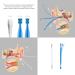 MEXITOP 19-Piece Ear Wax Remover Kit - Soft Silicone Reusable Ear Cleaner for Complete Ear Cleaning - Turbofan Structure - Blue - Buy Online on GoSupps.com