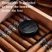 Humidors Moisturizing Original Wood Grain Cedar Wood Cigar Box with Hygrometer Large Capacity Cigar Storage Box 25.8*21.8*10.6cm - Buy Online on GoSupps.com