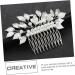 Didiseaon Hair Accessories Wide Teeth Combs Bridal Hair Comb Floral Hair Comb Girls Hair Clips Simple Side Comb Wire Hair Combs Hairdressing Side Comb Delicate Bride Zinc Alloy - Buy Online on GoSupps.com