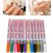 12 Colors Nail Art Pens Set Quick Dry Portable Long Lasting Nail Painting Drawing Pens for Details Lines - Buy Online on GoSupps.com