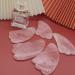 Buy Dipiso Massage Tools - Rose Quartz & Jade Gua Sha Set for Face & Body - Pink | International Shipping - Buy Online on GoSupps.com