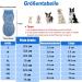 Petloft Anti-Slip Dog Socks - 4 Piece Set for Small & Medium Dogs | Slide-Resistant & Adjustable | Light Blue Paw (2XL) - Buy Online on GoSupps.com