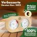 Nordholz 2in1 Sauna Thermometer Hygrometer - Accurate Temperature & Humidity Control for a Relaxing Atmosphere - Premium Wooden Sauna Accessory - Buy Online on GoSupps.com