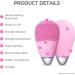 Face Cleansing Brush Mini Silicone Face Scrubber Ipx7 Waterproof Rechargeable for Deep Cleansing Exfoliating and Vibrating Massaging (Pink) - Buy Online on GoSupps.com