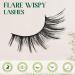 Natural Wispy Mink Lashes | 5 Pairs Fluffy Cat Eye Fake Eyelashes - Short Cluster Look (10-15mm - Buy Online on GoSupps.com