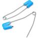 Dritz Baby-Safe 3-Pack Diaper Pins - Bright Assorted Colors - Set of 12 - Buy Online on GoSupps.com