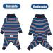 AXCIMOND Dog Recovery Suit for Dogs - One-Piece Long-Sleeved Wound Protection After Surgery - Alternative to Neck Collars - 3XL Navy Blue - Buy Online on GoSupps.com