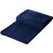 Manduka eQua Yoga Mat Towel - Quick Drying Microfiber, Lightweight, 72 Inch - Ideal for Hot Yoga & Vinyasa Practice - Midnight - Buy Online on GoSupps.com