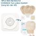 Adhesive Skin Barriers Wafer for KONWEDA Ostomy Two-Piece Bag - 2-1/4" (57mm) - Box of 10 | International Shipping Available - Buy Online on GoSupps.com