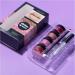 Glitter Lip Kit - 4 Colored Metallic Lipsticks | Long-Lasting Glitter Lips with Primer & Brush - Buy Online on GoSupps.com