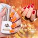 BORN PRETTY Jelly Gel Nail Polish Set - Fall/Winter Collection | Translucent Sheer Clear Gel Polish in Red, Coral, Burnt Orange, Grey, Amber, Brown | 6 Colors Gift Set for Manicure - Crystal Amber - Buy Online on GoSupps.com