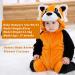 Doladola Baby Raccoon Hooded Romper | Toddler Jumpsuit 12-18 Months - Buy Online on GoSupps.com