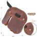 Perogen Archery Finger Tab - Cow Leather Recurve Bow Hunting Finger Protector (Brown, Medium) - Buy Online on GoSupps.com