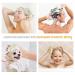 Sndyi Silicone Scalp Massage Brush - Reduce Dandruff & Stimulate Hair Growth | Wet & Dry Use | Light Yellow - Buy Online on GoSupps.com