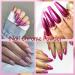 GZMAYUEN Chrome Nail Powder Mirror Effect Metallic Powder for Nails 6 Color Red Chrome Dip Powder Nail Pigment for DIY Gel Polish Nail Art 05 - Buy Online on GoSupps.com