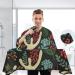 Waterproof Barber Cape - Flower Pattern & Cheetah Haircut Bib for Men & Women | Durable Unisex Hair Cutting Cape - Buy Online on GoSupps.com